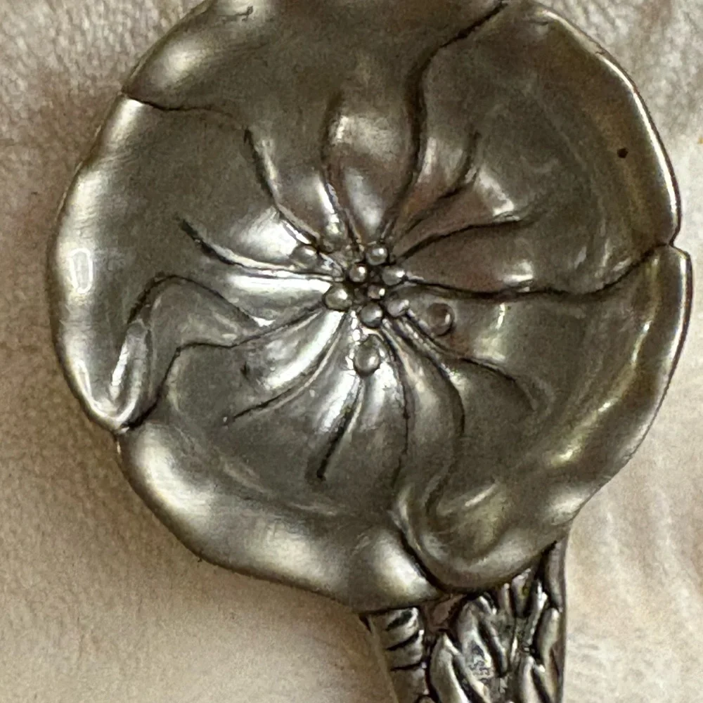Neiman Marcus Butterfly Coffee Measuring Spoon and Clip Holder Authur Court - Picture 8 of 12